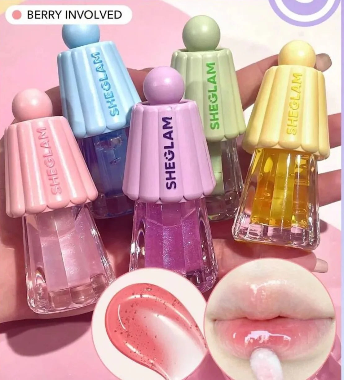 Sheglam Lipgloss set de 8 piezas